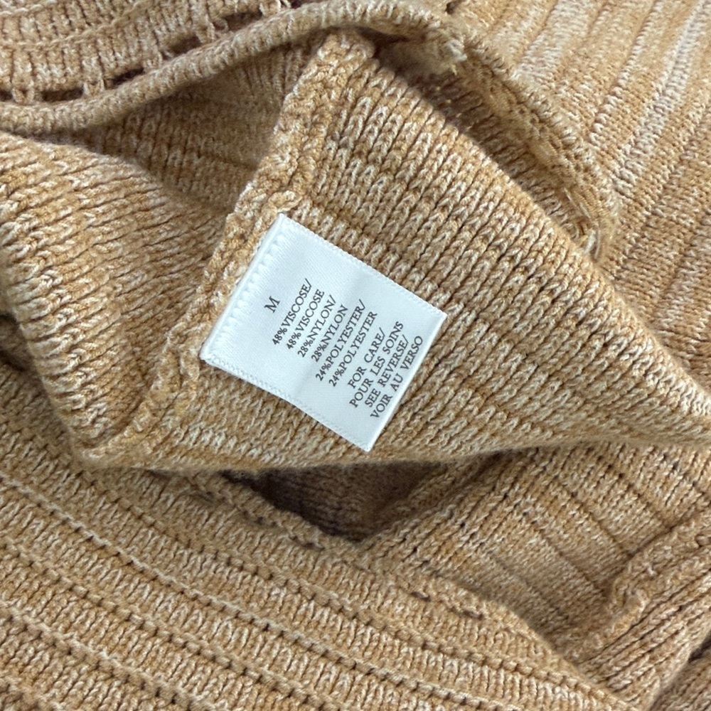Torn by Ronny Kobo resort wear low back tan halter knit maxi dress m medium - Picture 8 of 12